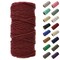 White Lion Macramé Cord – Cotton Rich Macrame Rope, 2 mm, 100 Feet, Yarn for Wall Decor, Crochet, Gift Wrapping, Wall Hanging, Plant Hangers, Handmade Crafts, Knitting